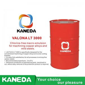 KANEDA LACTUCA LT 3000 Chlorine-free macro-emulsion for machining copper alloys and mild steels.