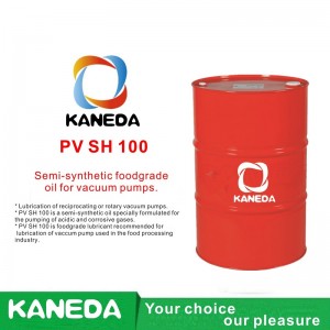 KANEDA PV SH 100 Semi-synthetic foodgrade oil for vacuum pumps.