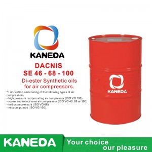 KANEDA DACNIS SE 46 - 68 - 100 Di-ester Synthetic oils for air compressors.